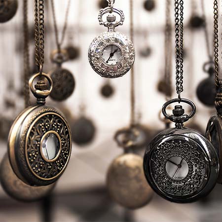 antique watches on chains